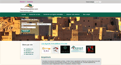 Desktop Screenshot of marocimmobilier.com